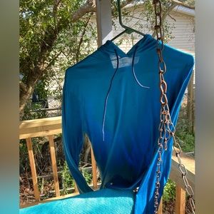 Ridge merino Solstice hoody L  *faint stain*